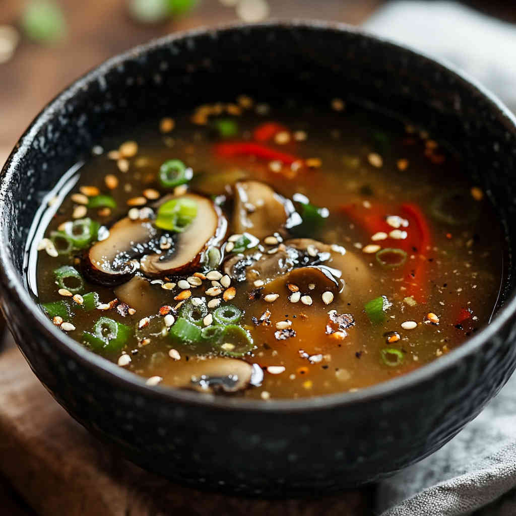 Shiitake extract in soup