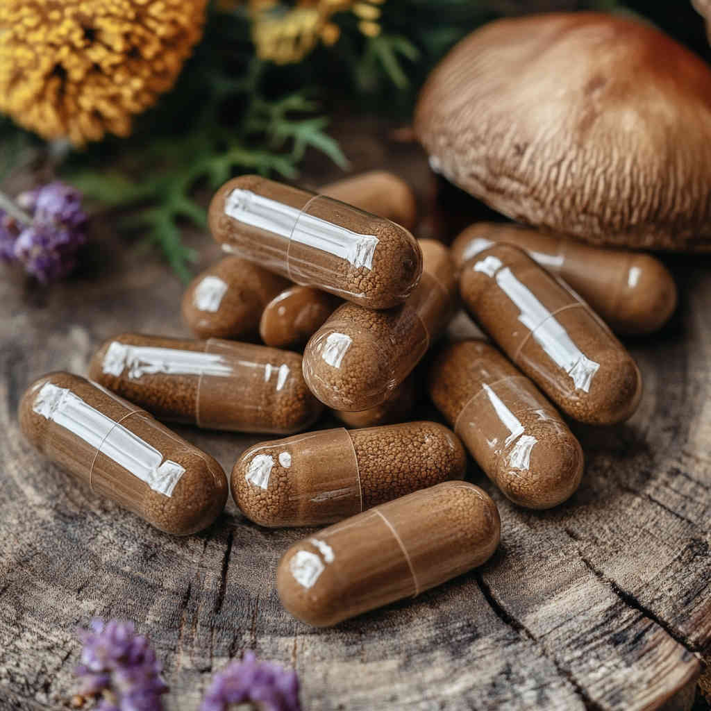 Shiitake extract capsules