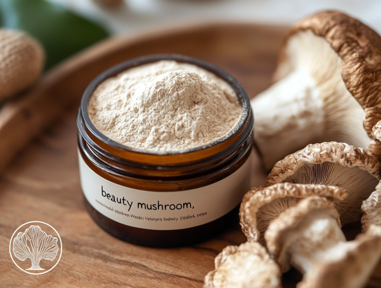 Tremella Mushroom Powder in Skincare Cream