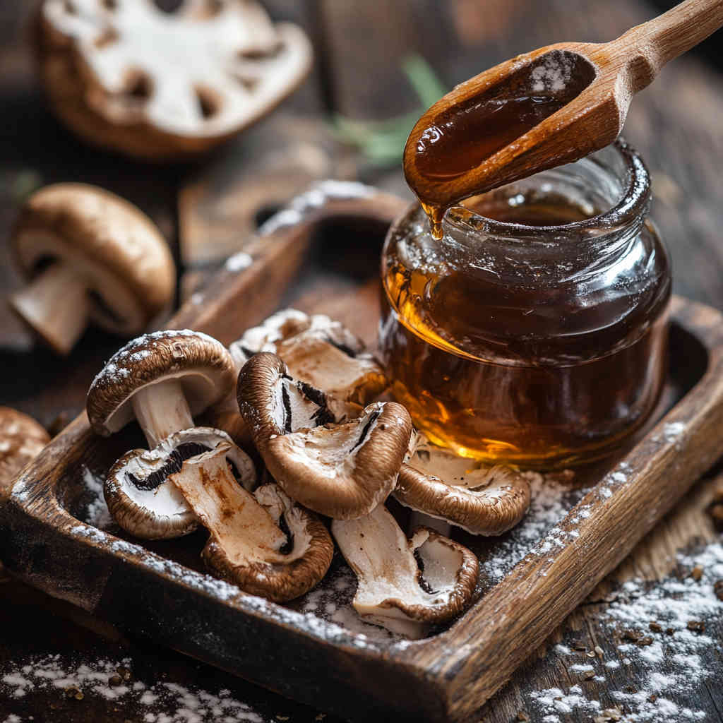 Shiitake extract in baking