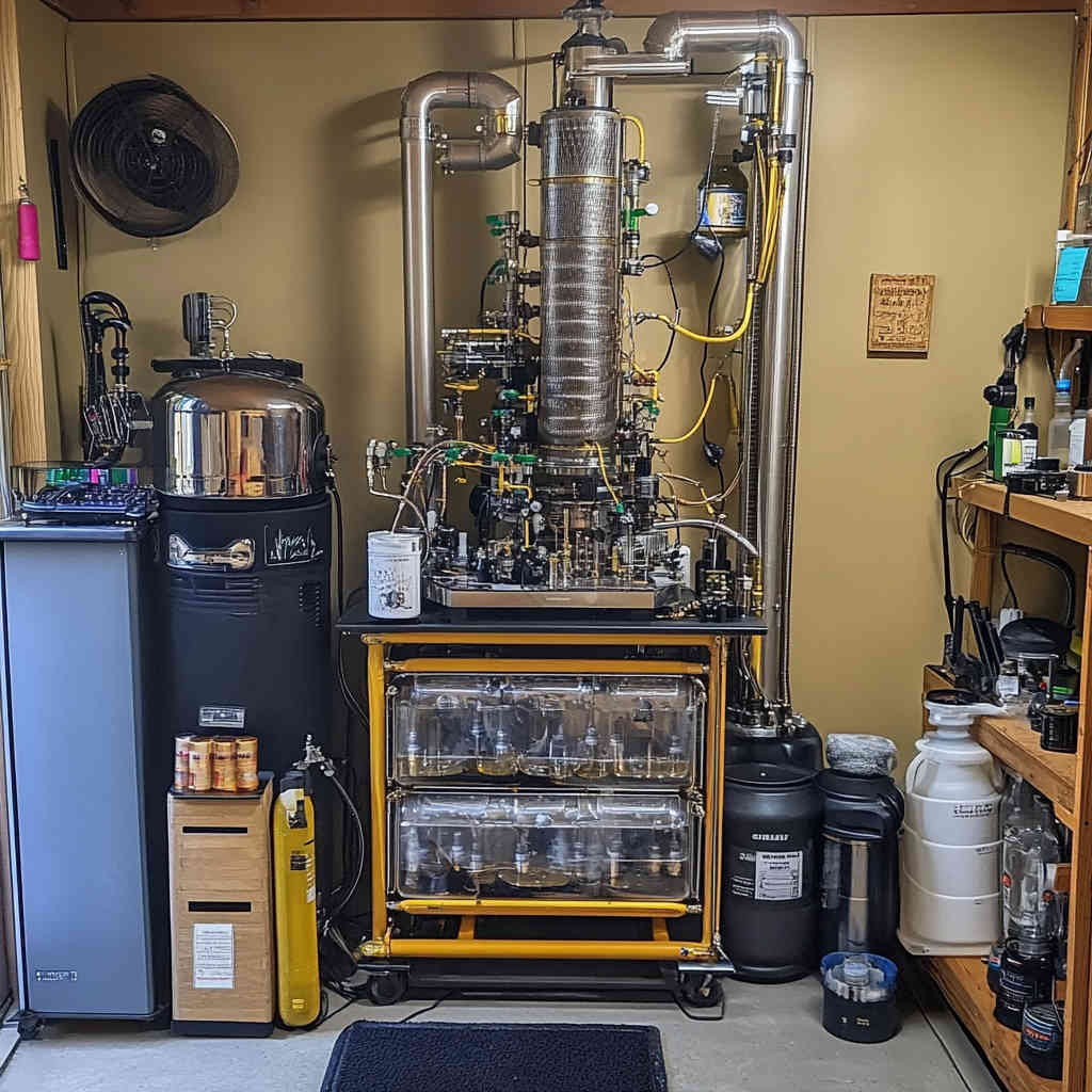 Hot Water Extraction Setup